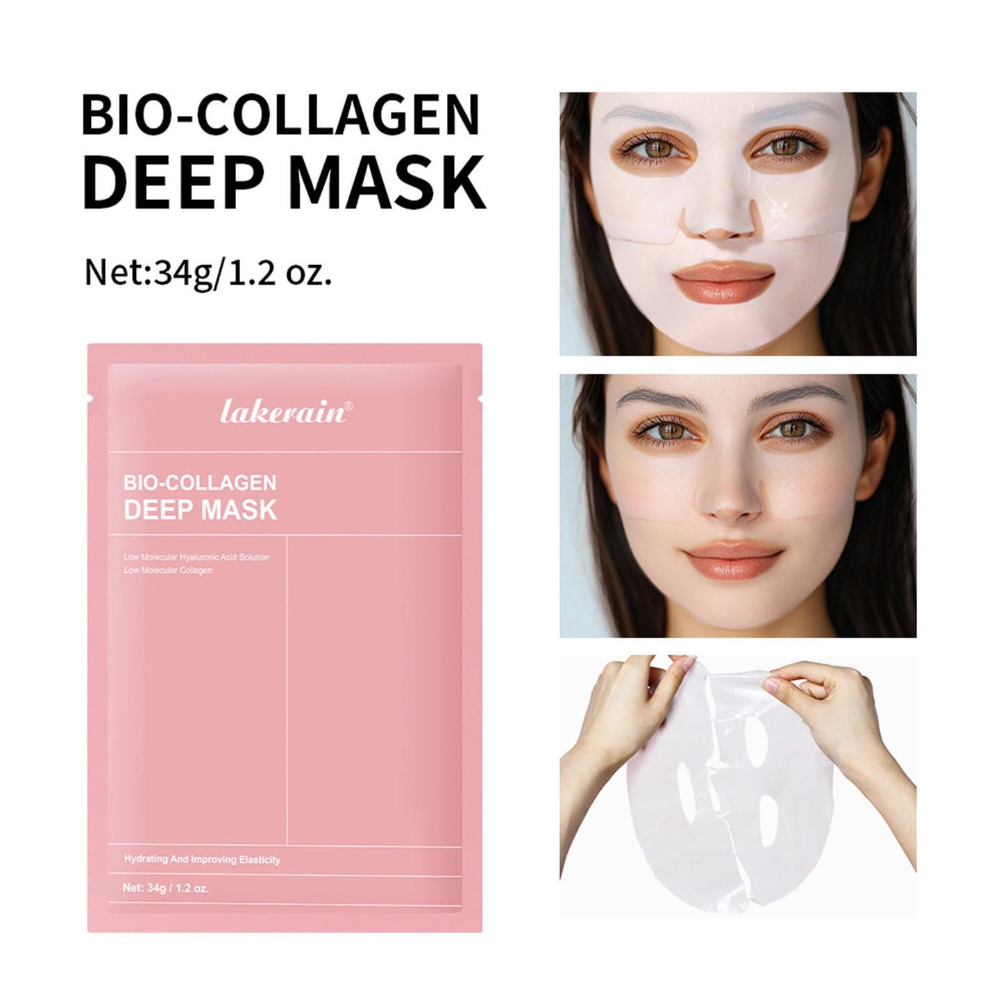 Biodance - Real Deep Mask * Bio-Collagen (Gözenek Karşıtı ve Parlatıcı Kolajenli Şeffaflaşan Maske) – 1 Adet