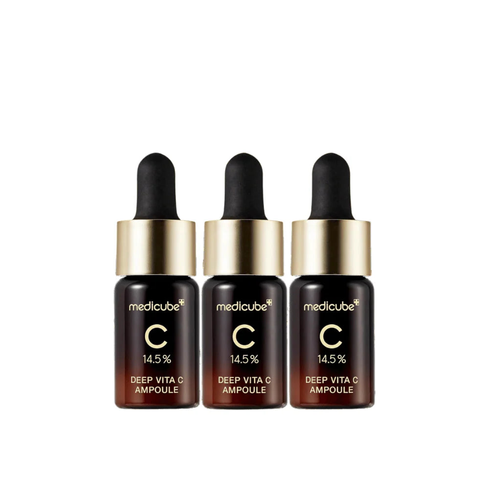Medicube Deep Vita C Ampoule – Koyu Leke ve İz Karşıtı Parlatıcı Saf C Vitamini Serumu (3x10 ML)