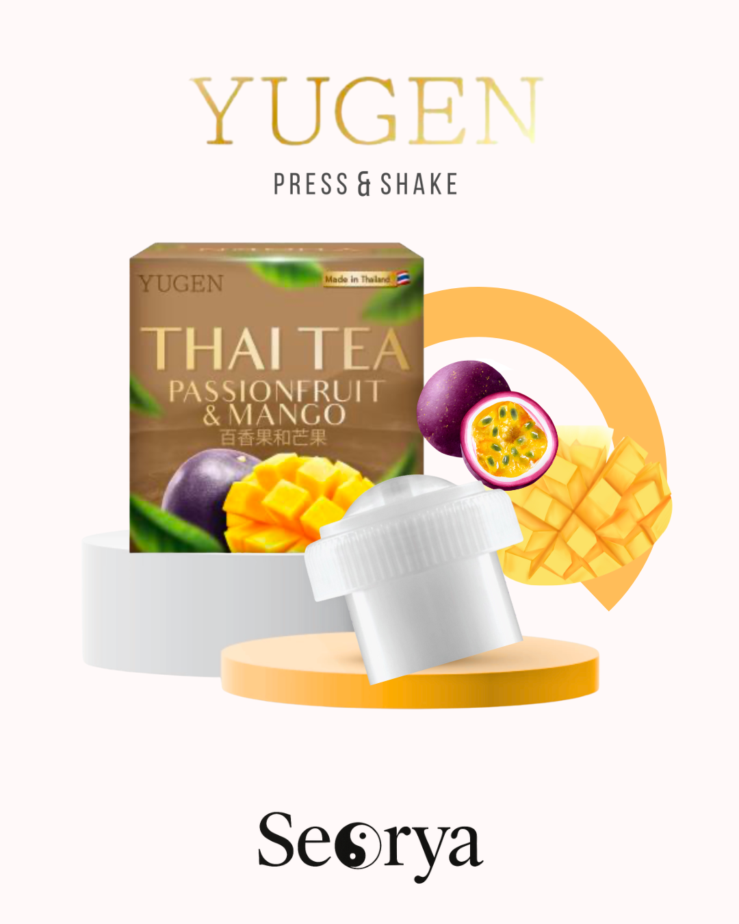 Yugen Thai Tea – Passionfruit + Mango (Enerji, Canlılık ve Antioksidan Destek)