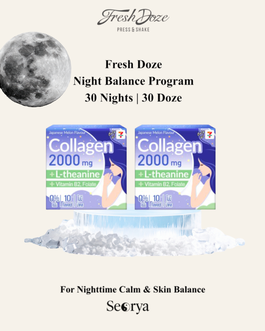 Fresh Doze – Night Balance Program  30 Doze | Gece Güzellik Rutini (Sadece Gece Bakımı)