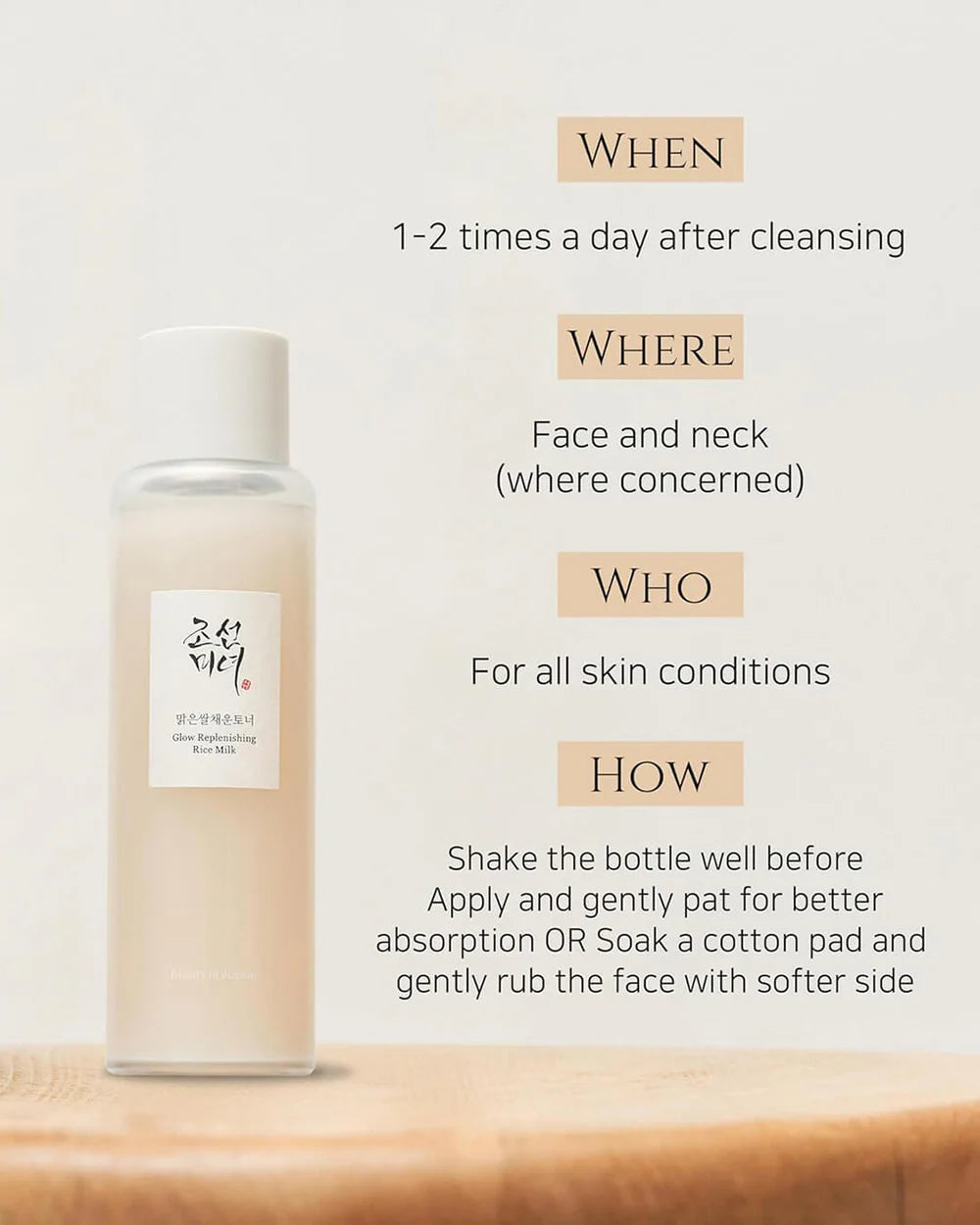 BEAUTY OF JOSEON Glow Replenishing Rice Milk - Nemlendirici Losyon