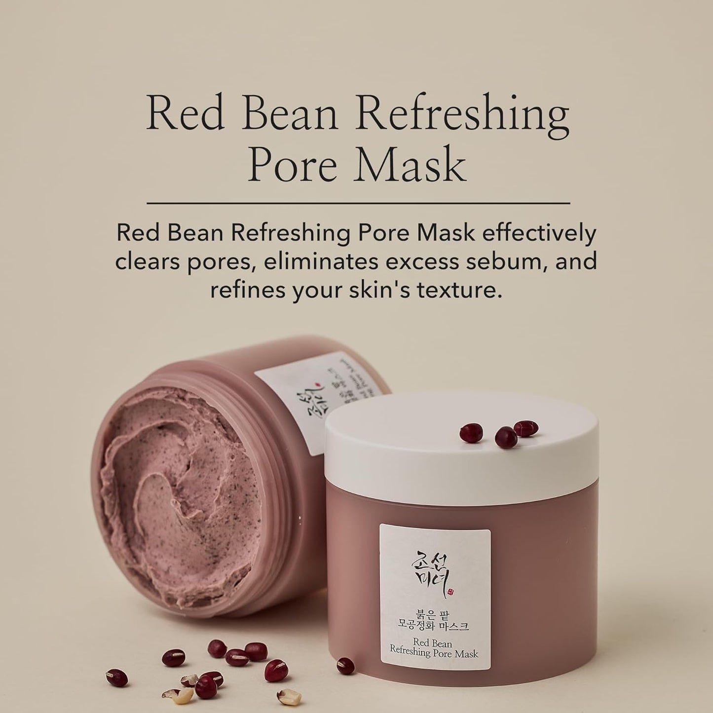Beauty of Joseon - Red Bean Refreshing Pore Mask - Kırmızı Fasülyeli Gözenek Kil Maskesi -140ml