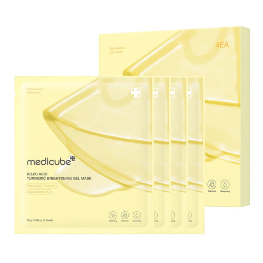 Medicube – Kojic Acid Turmeric Gold Jelly Gel Mask (Cam Cilt Işıltısı İçin Gece Boyu Jel Maske)