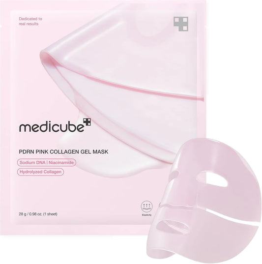 Medicube PDRN Pink Collagen Gel Mask – 48 Saat Boyunca Elastikiyet Koruyucu & Besleyici Jel Maske (28 GR)