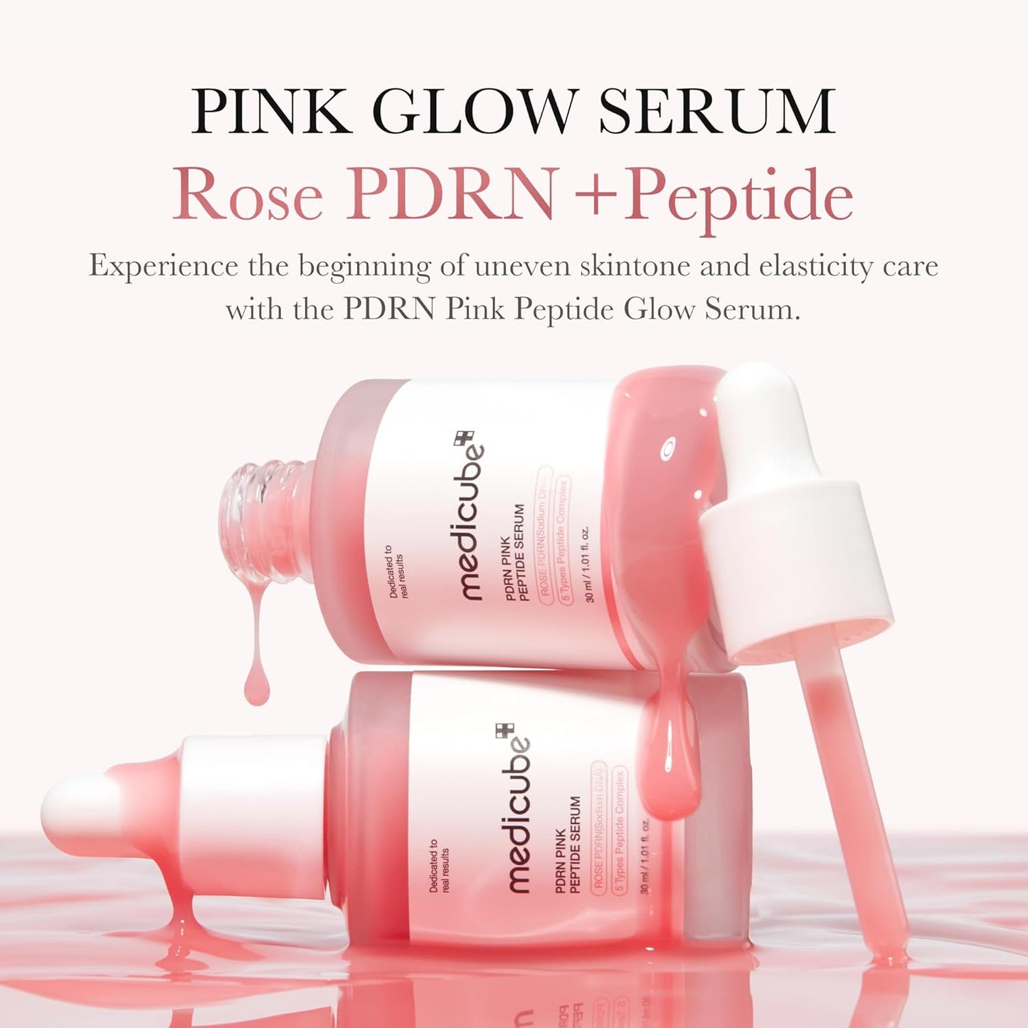 Medicube PDRN Pink Peptide Serum – İnce Çizgi Önleyici & Elastikiyet Koruyucu PDRN Peptit Serumu (30 ML)