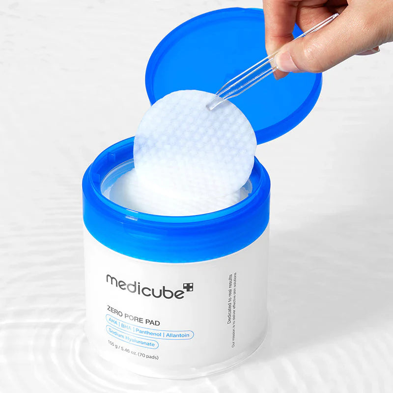 Medicube Zero Pore Pad 2.0 – Siyah & Beyaz Nokta Karşıtı Gözenek Arındırıcı Asitli Ped (70 Adet / 155 GR)