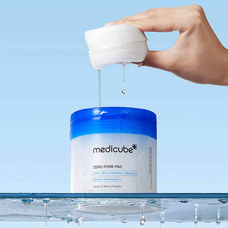 Medicube Zero Pore Pad 2.0 – Siyah & Beyaz Nokta Karşıtı Gözenek Arındırıcı Asitli Ped (70 Adet / 155 GR)