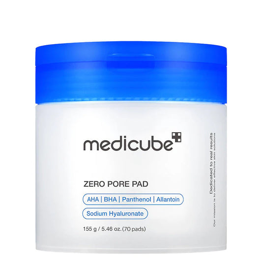 Medicube Zero Pore Pad 2.0 – Siyah & Beyaz Nokta Karşıtı Gözenek Arındırıcı Asitli Ped (70 Adet / 155 GR)