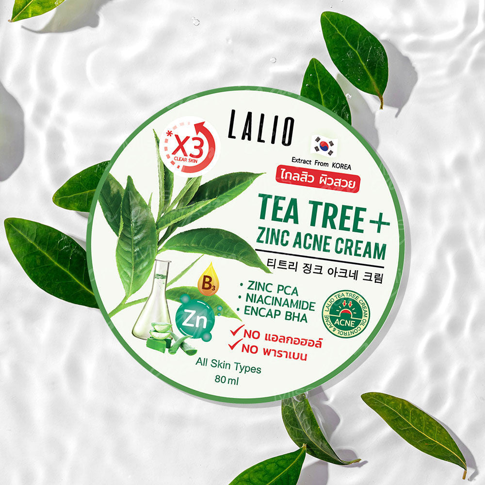SEORYA – LALIO TEA TREE + ZINC ACNE CREAM – 80 ML